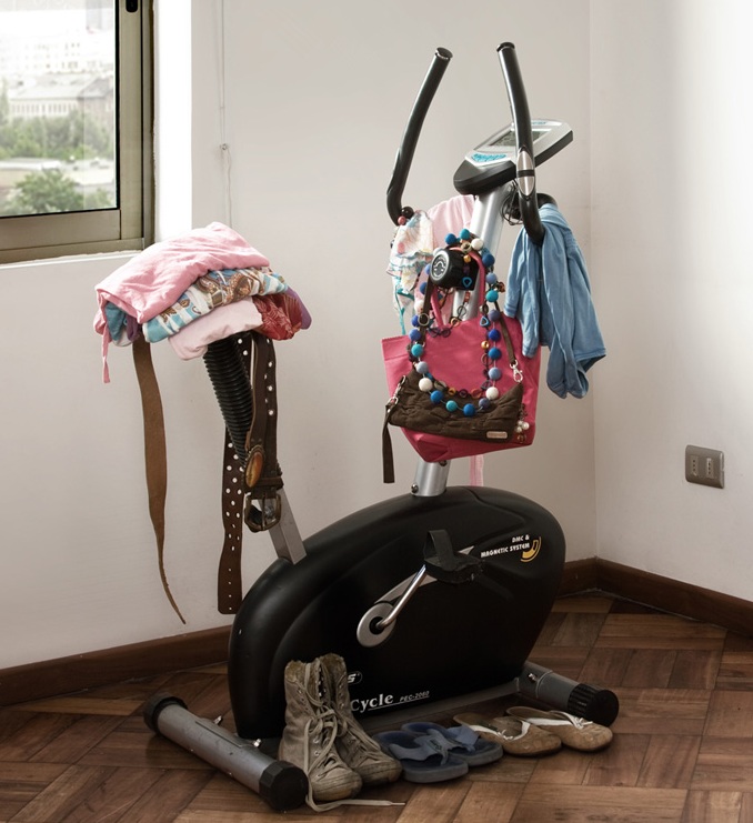 exercisebike clothes line