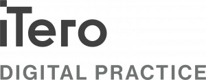 iTero Digital Practice logo - Black logo on white background