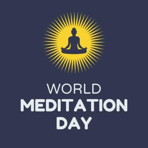 a-poster-of-world-meditation-day-vector