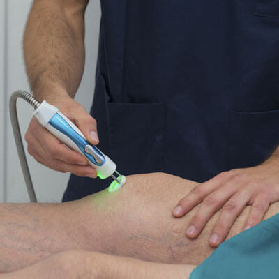laser theraphy on knee