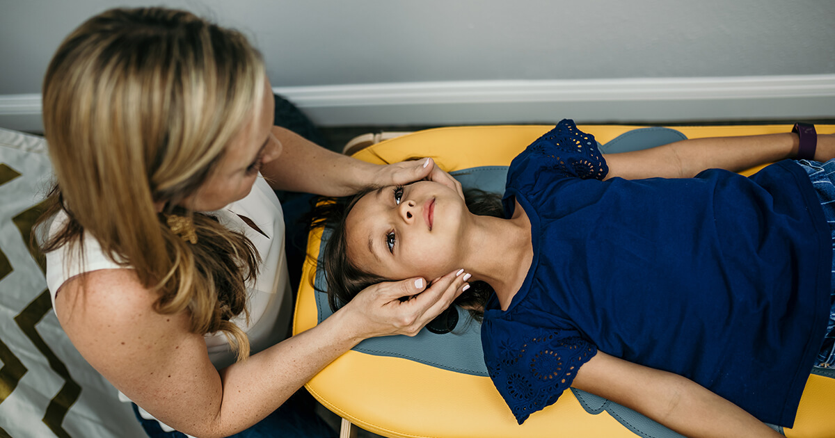 Pediatric adjustment on young girl