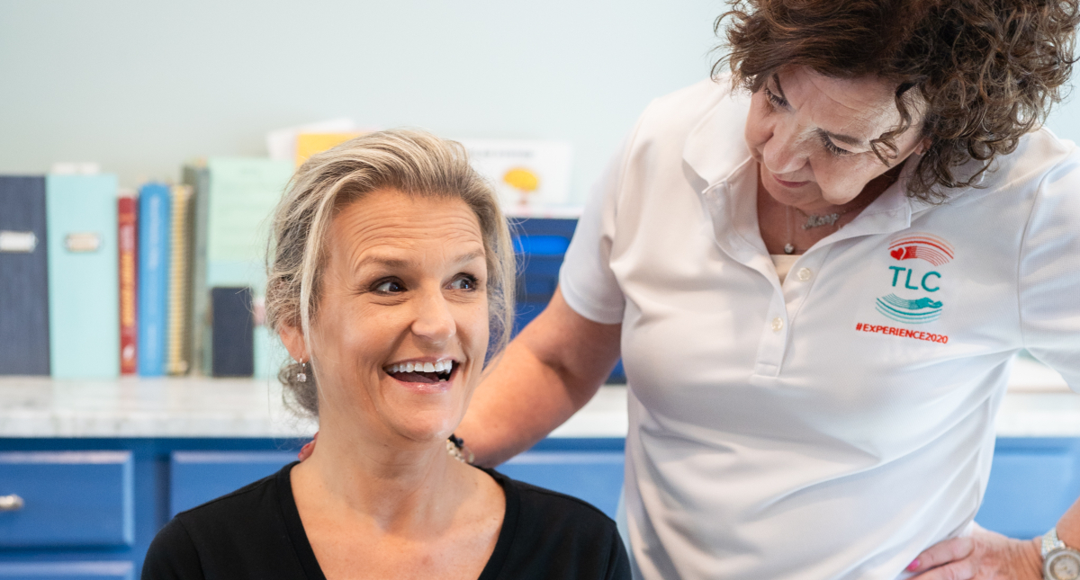 Stoughton patient in  a chiropractic consultation