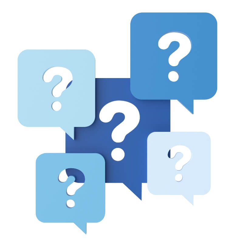 question marks