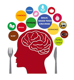 brain thinking about weight loss