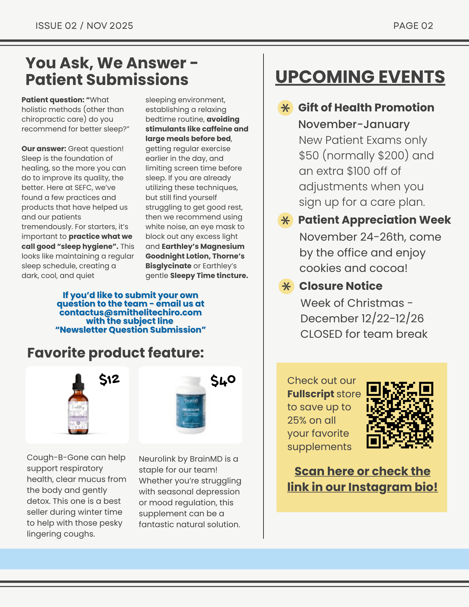 November Newsletter 2