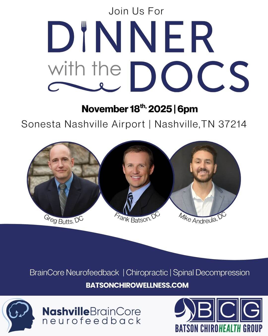 Dinner with The Docs