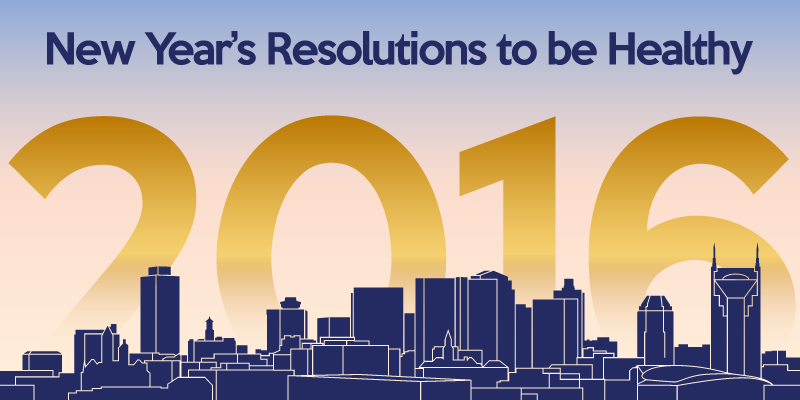 2016 New Year's Resolutions to be Healthy