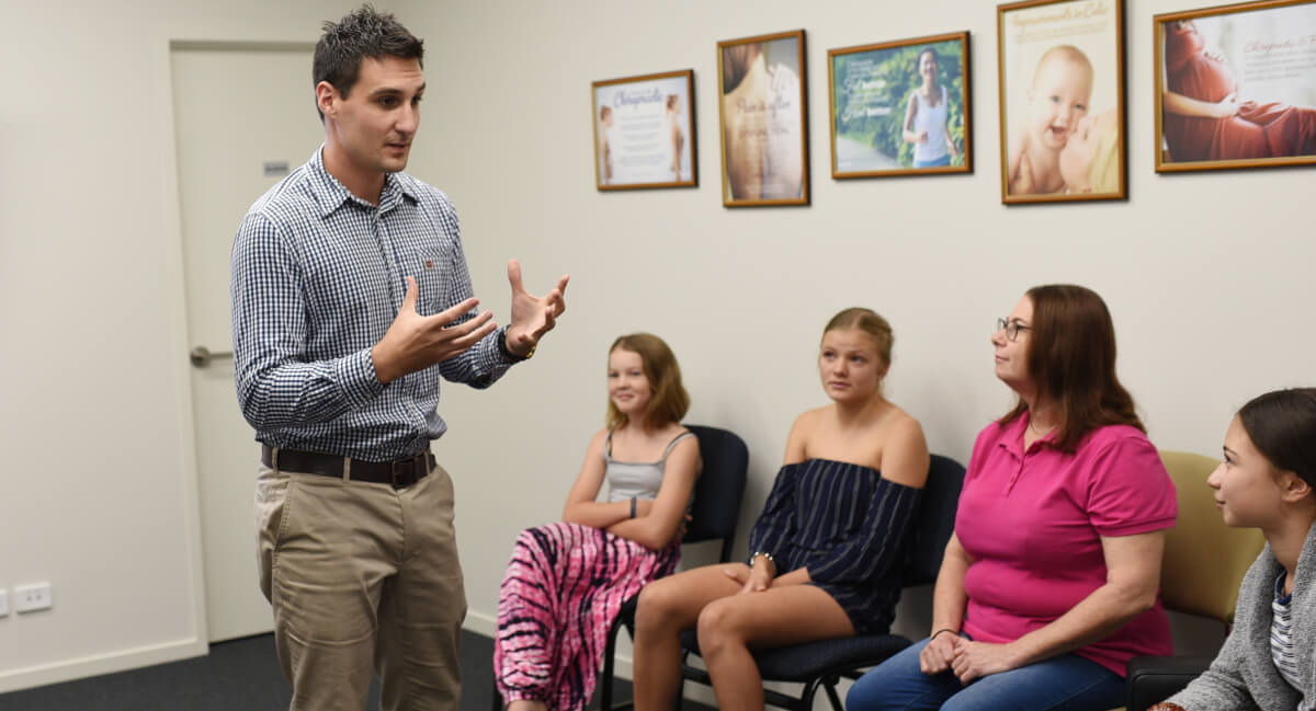 Dr Nick Stott hosting a patient workshop
