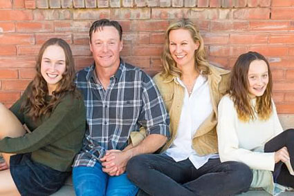 Billings Chiropractors, Drs. Jeff and Kim Meier with their daughters.