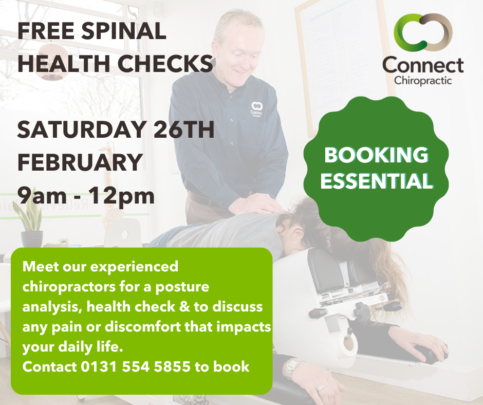 FREE SPINAL HEALTH CHECKS SATURDAY 26TH FEBRUARY Transparent background