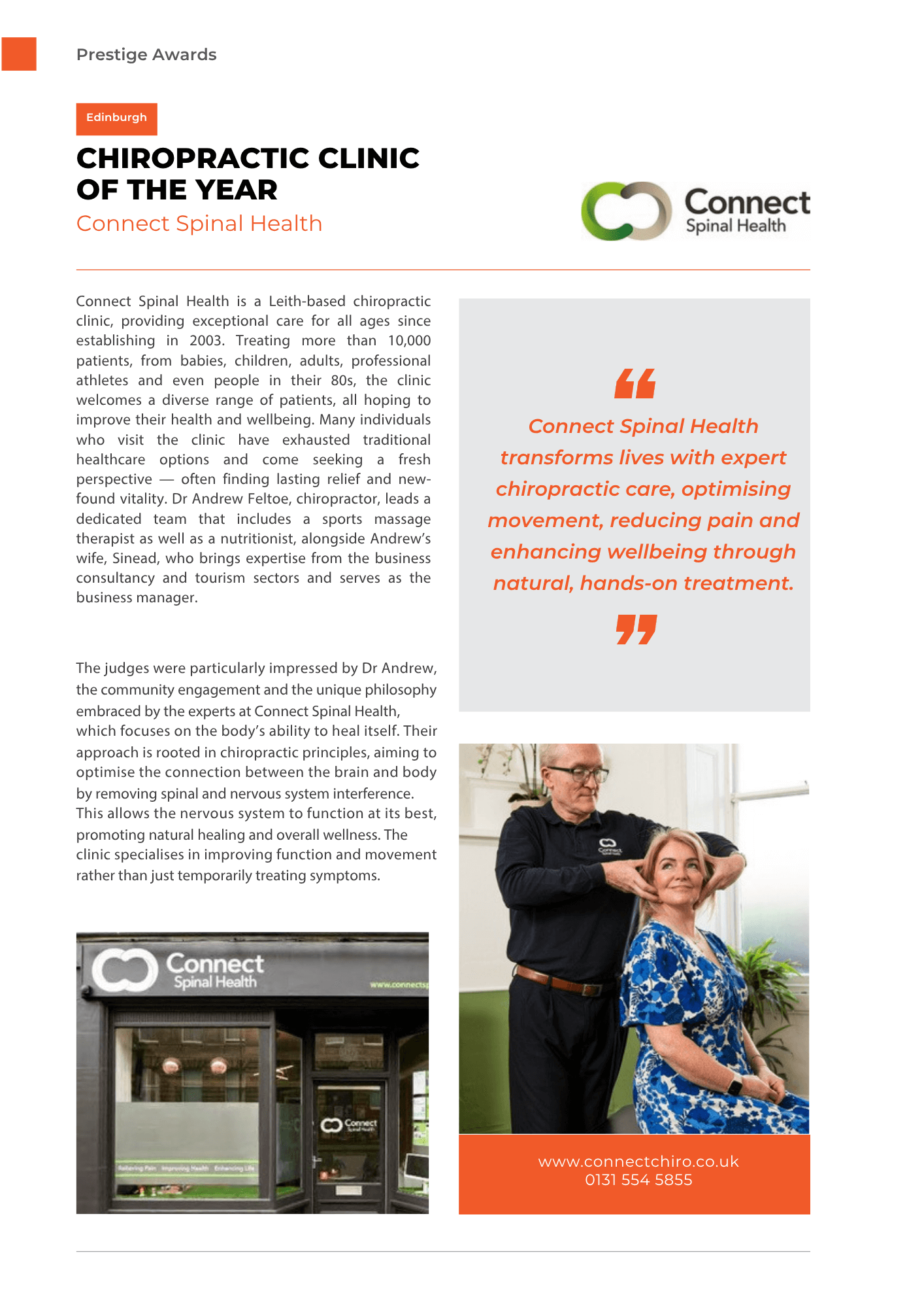 SPAward Magazine Article