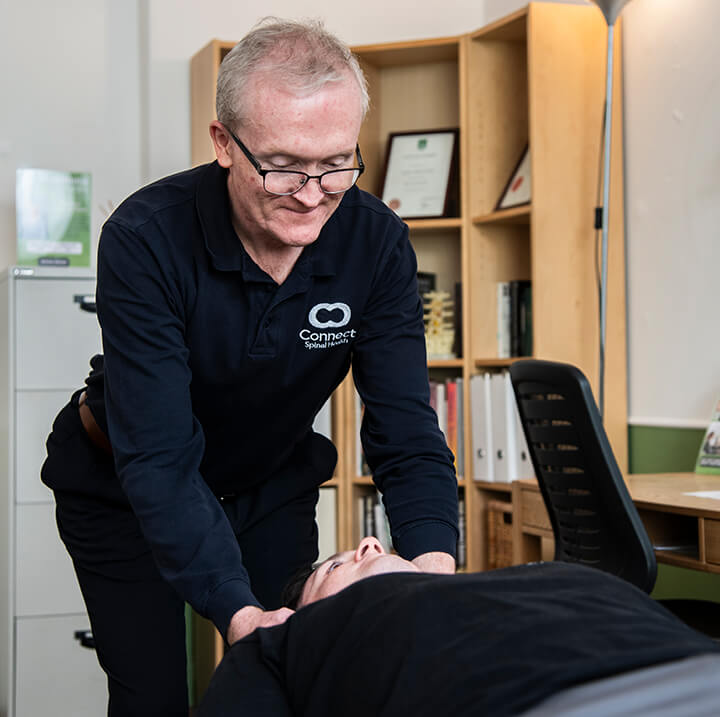 adjusting patient