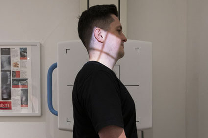 Man getting an x-ray