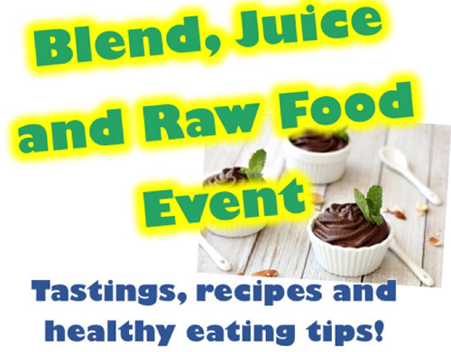 Raw food event flyer