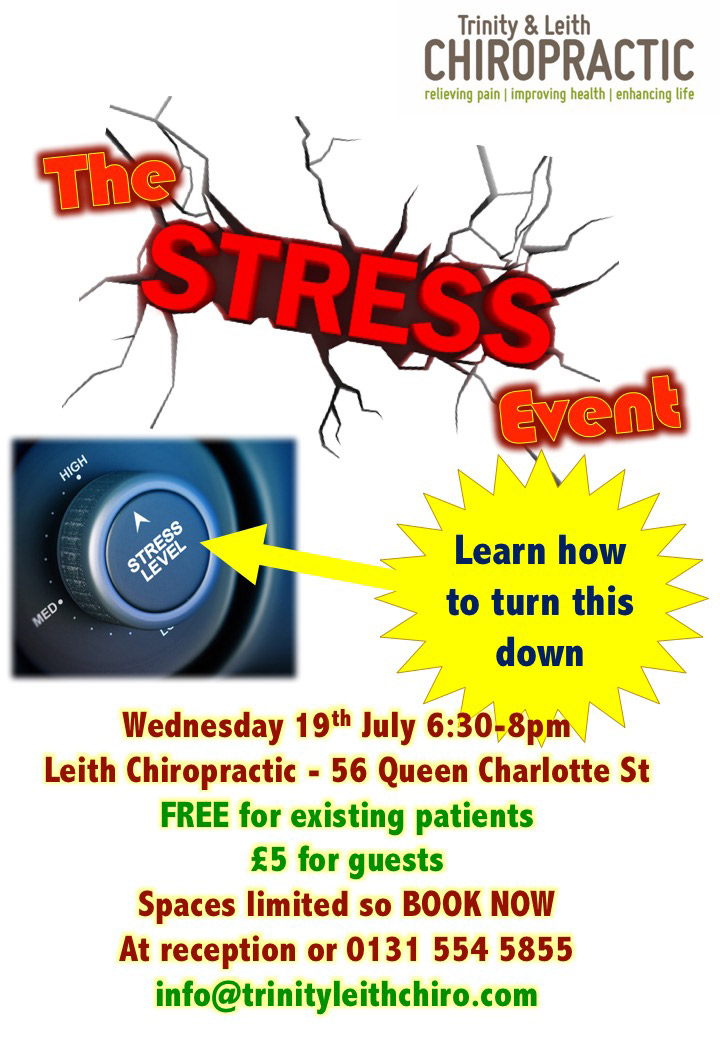Stress event poster