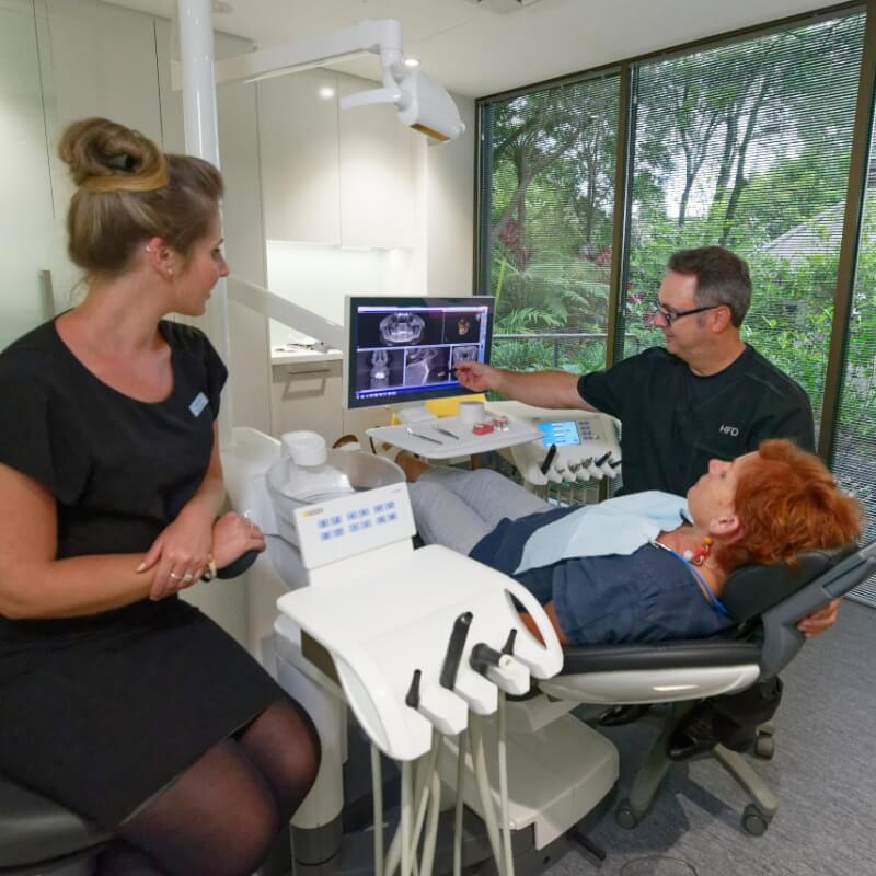 patient in dental chair
