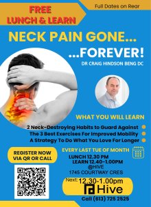 NECK PAIN EVENTS IN OTTAWA