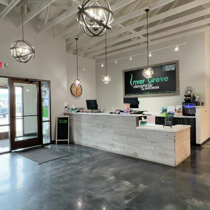 Inver Grove Chiropractic front desk area