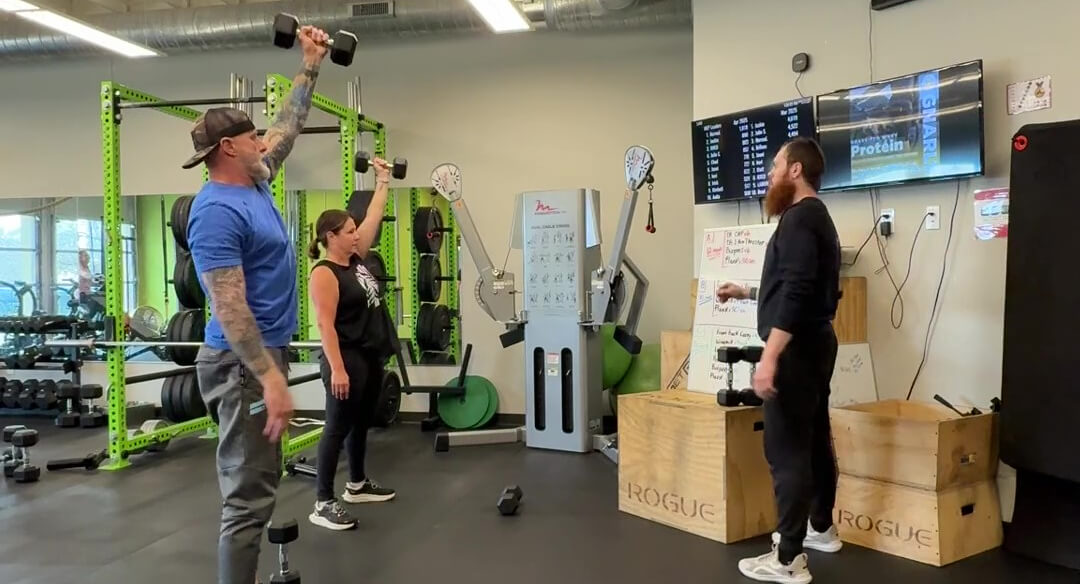 Inver Grove Heights patients exercising at Inver Grove Chiropractic