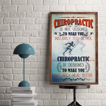 Chiropractic Sign in Office