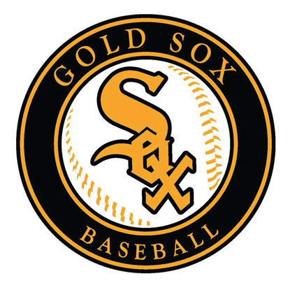 gold sox baseball logo