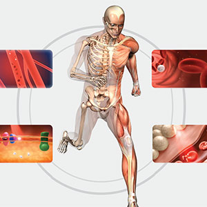 illustration of the effect of laser therapy
