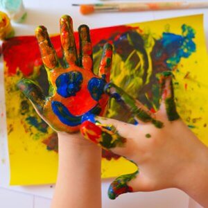 Child-Finger-Painting