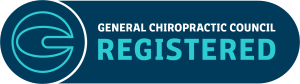 I'm registered with the General Chiropractic Council