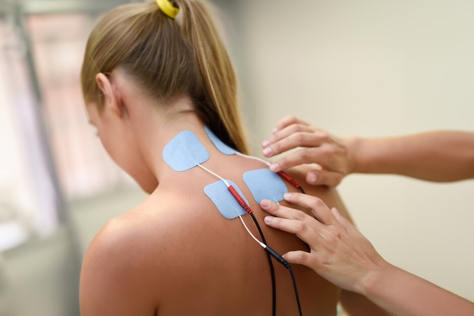 woman getting EMS treatment