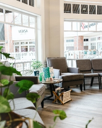 Patient waiting area
