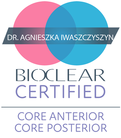Dr. Aggie Bioclear Certification badge