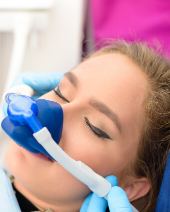 Female patient Sedation Dentistry