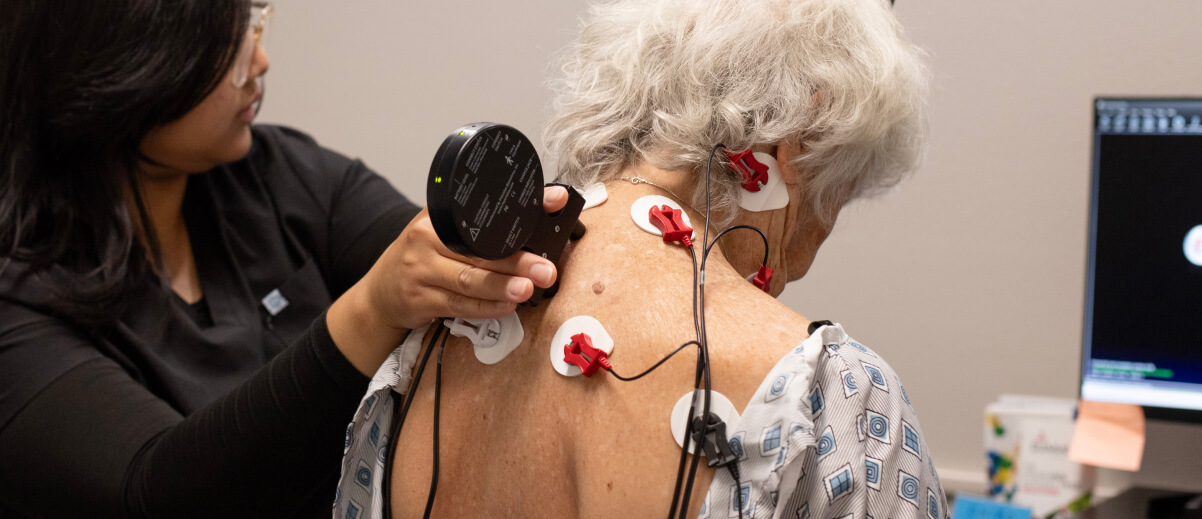 Checking patient