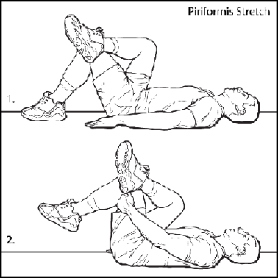Piriformis Stretch diagram