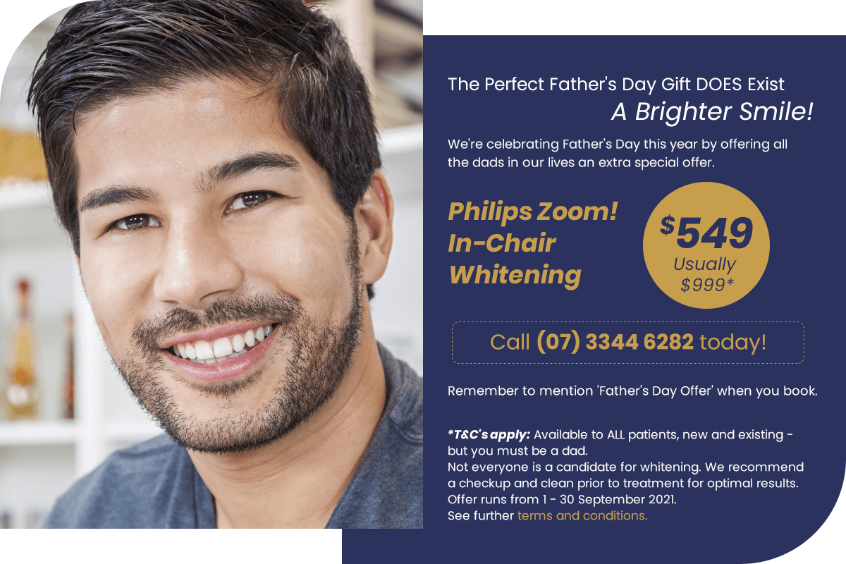 fathers day whitening promo banner