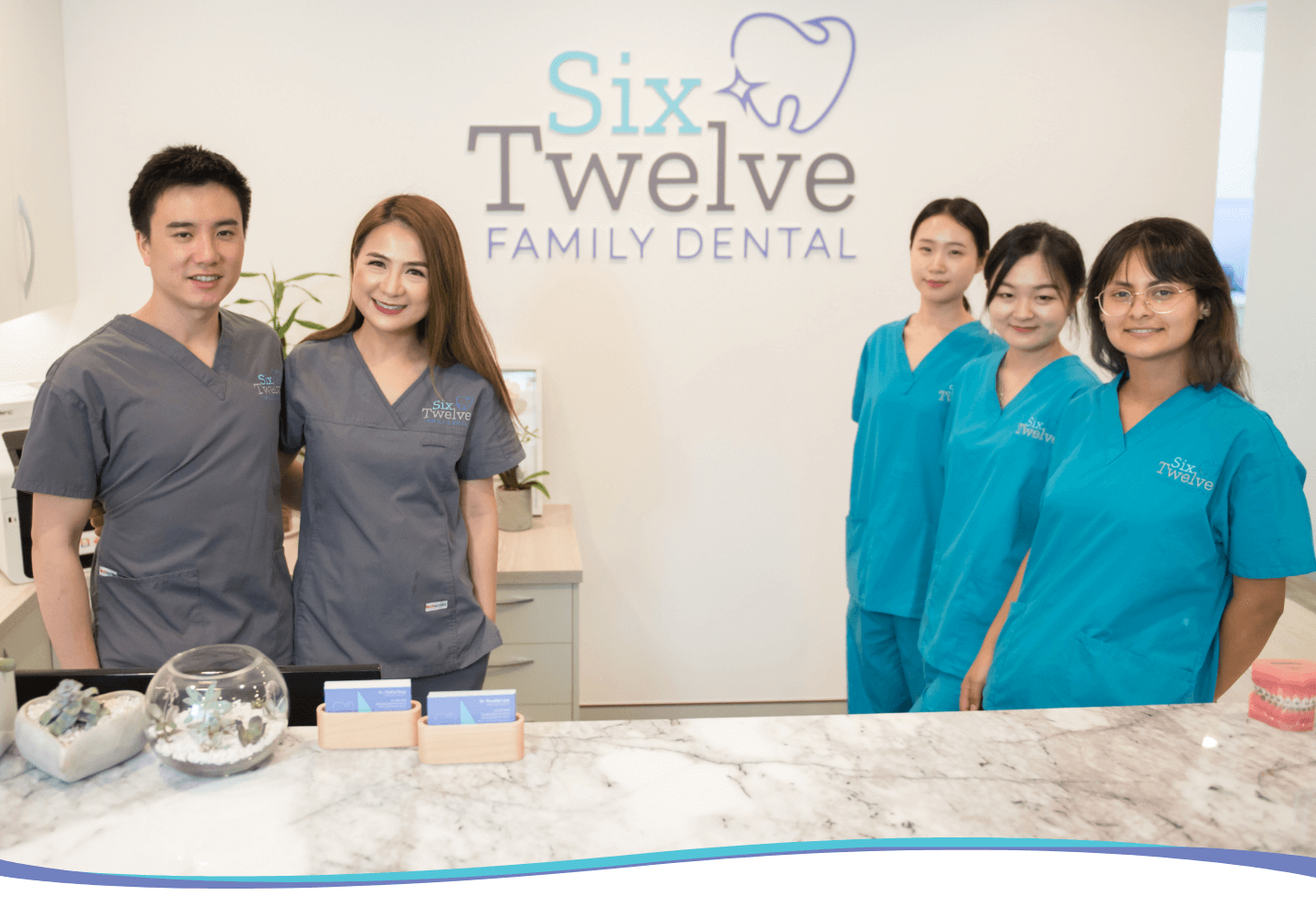 Six Twelve Family Dental team