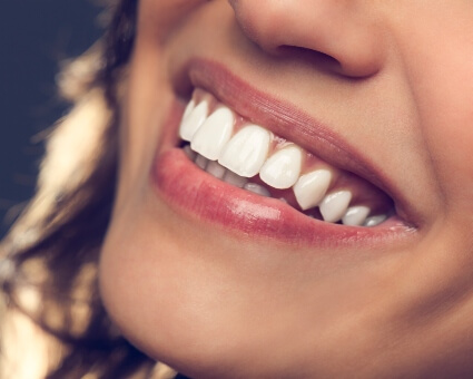 Female with healthy smile