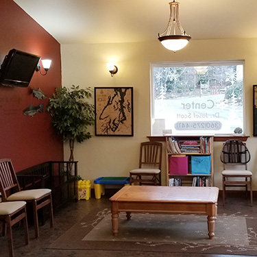 Belfair Chiropractic Center and Massage waiting room