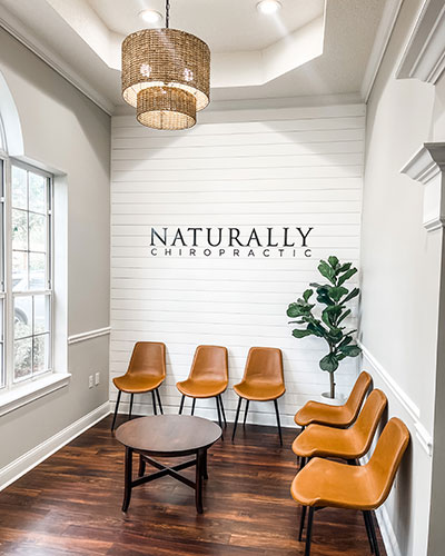 Naturally Chiropractic waiting area