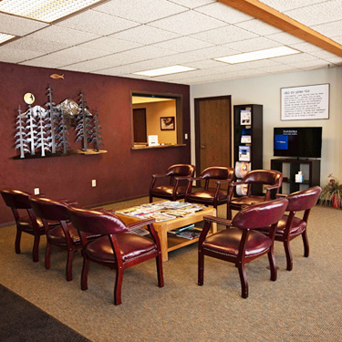 North Pines Chiropractic Waiting Room