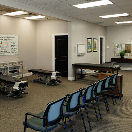 Patient waiting room