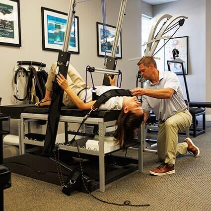 Chiropractic BioPhysics used to treat a patient