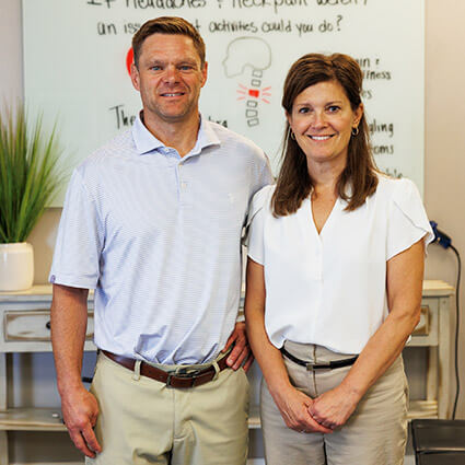Omaha chiropractors Dr. Tereshel Johnson and Dr. Toby Green