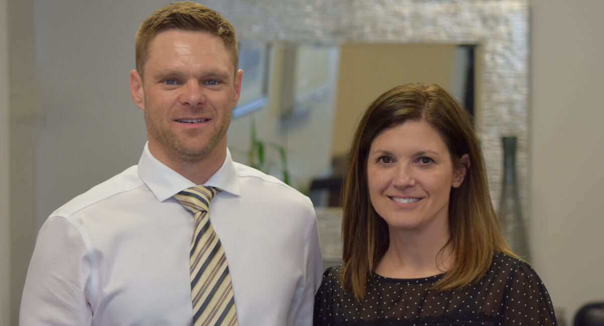 Dr. Green and Dr. Johnson team photo