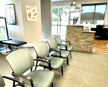 Green Chiropractic waiting room