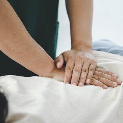 back chiropractor adjustment