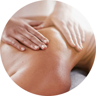 Woman receiving rezzimax therapy