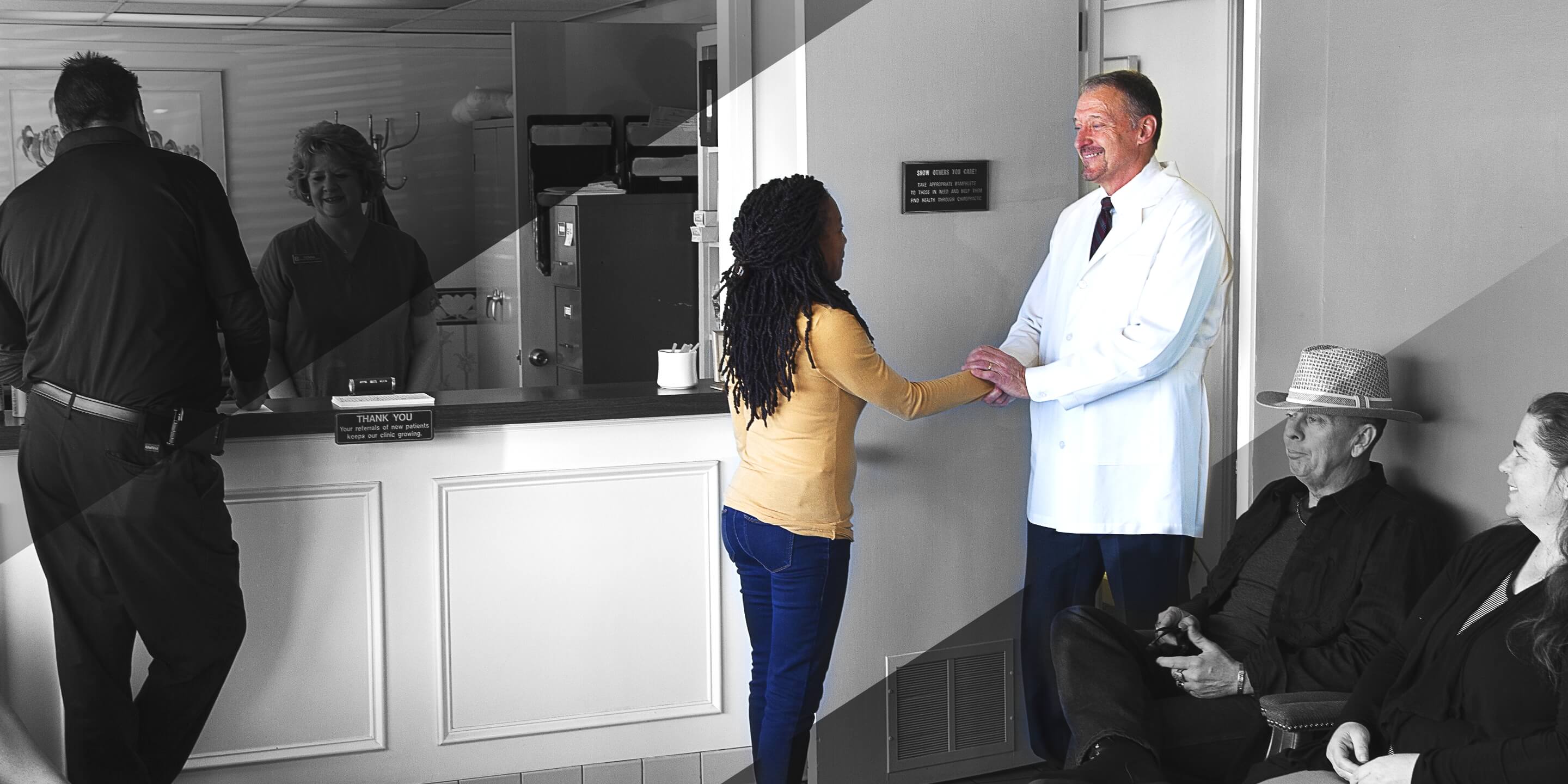 patients in waiting area