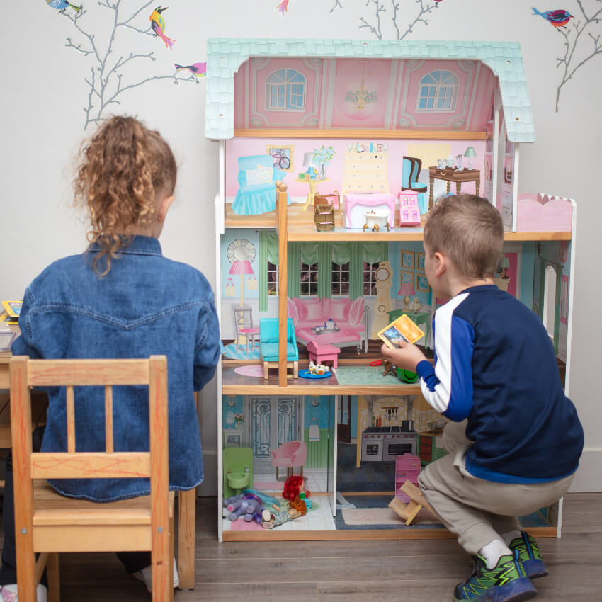 kids playing in our waiting area