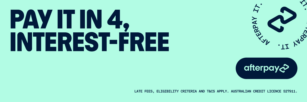 Afterpay pay it in 4 banner